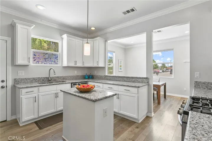 Light and bright kitchen.