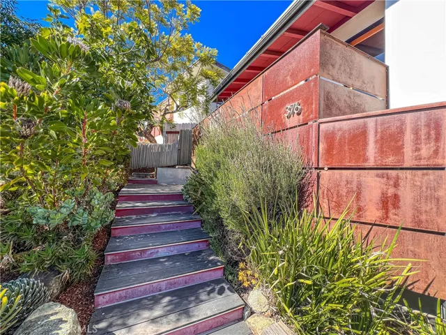 Stairs to the front entrance