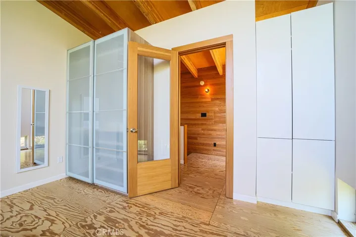 Door opens to the stair landing
