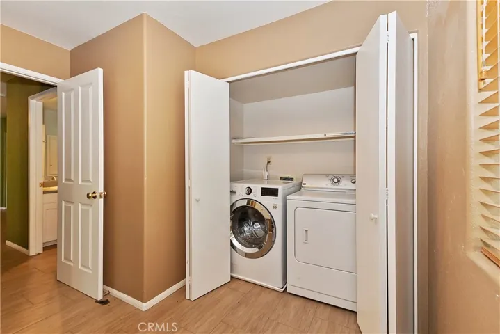 Laundry Closet On Bottom Level