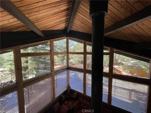 Looking out from the loft!