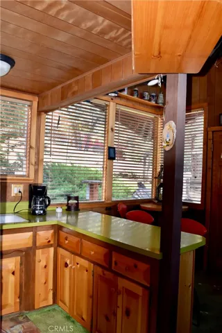 Plentiful cabinets for storage!