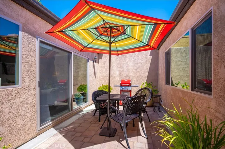 Courtyard patio