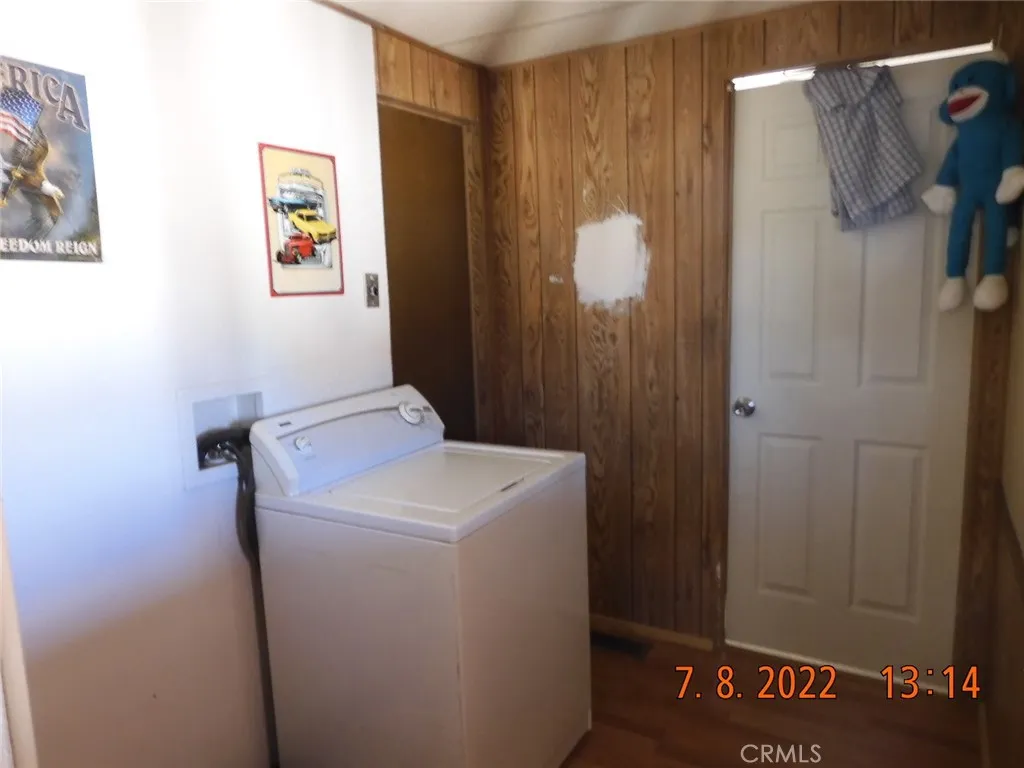 Laundry area