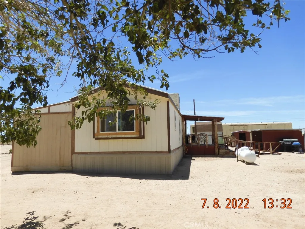 East side of home