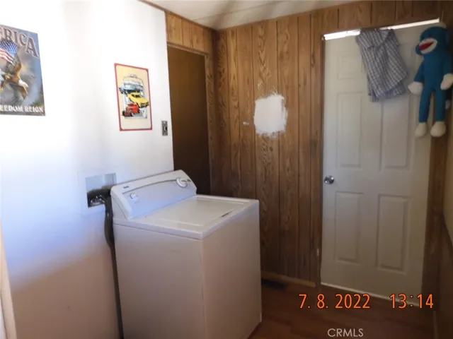 Laundry area