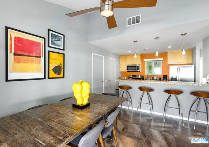 Dining area looking toward kitchen