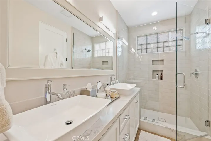 remodeled guest bathroom