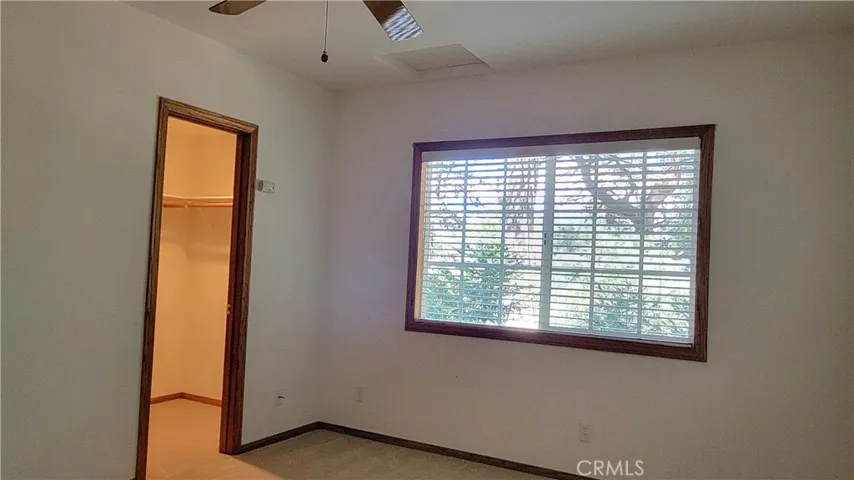 Guest room with walk in closet