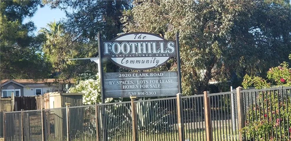 Foothill Family park Entry