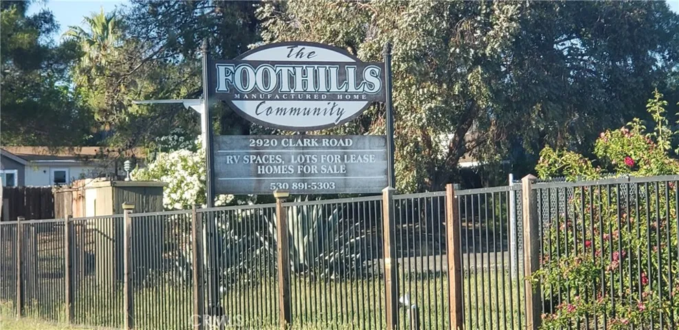 Foothill Family park Entry