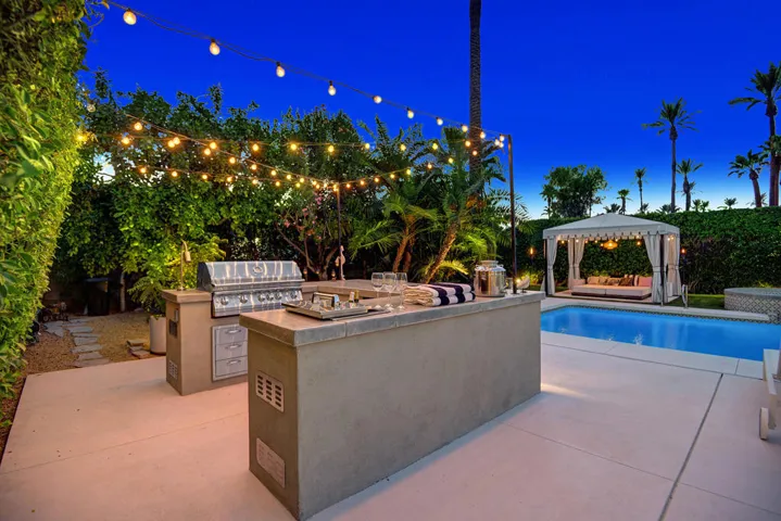 OUTDOOR KITCHEN TO CABANA NIGHT MLS