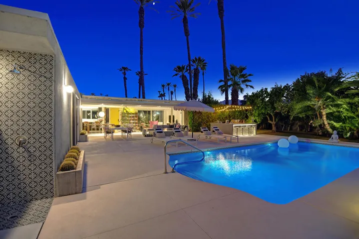 OUTDOOR SHOWER TO POOL NIGHT MLS