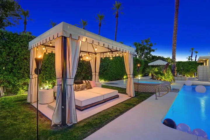 POOL CABANA AND SPA NIGHT MLS