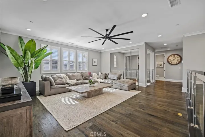 A huge loft upstairs, perfect for family entertainment.