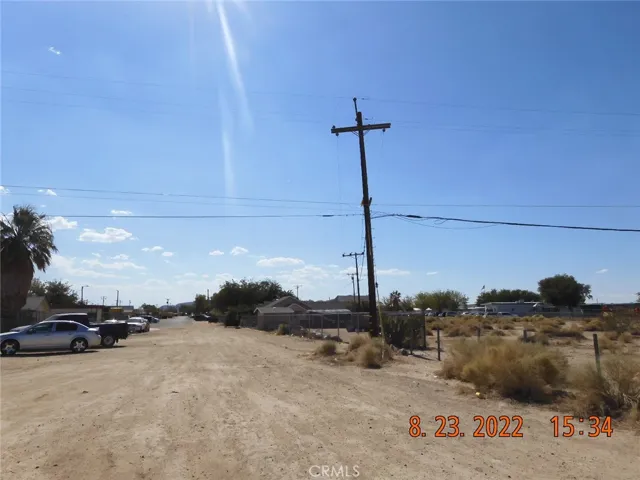 Closer view, looking west, down Williams Street towards the school.