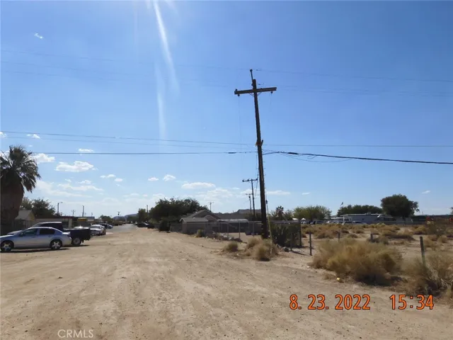 View looking west, down Williams Street towards the school, closer view