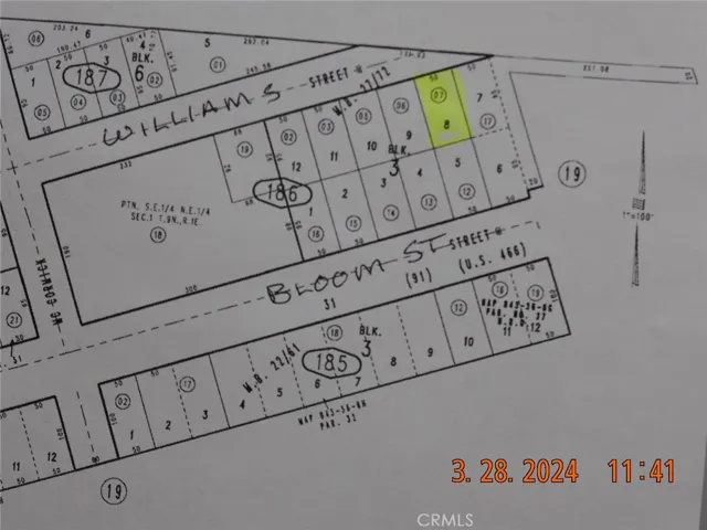 Plat map shows the lot.  The school is located close by, above this plat map.  Adjoining lot also available, same Seller.