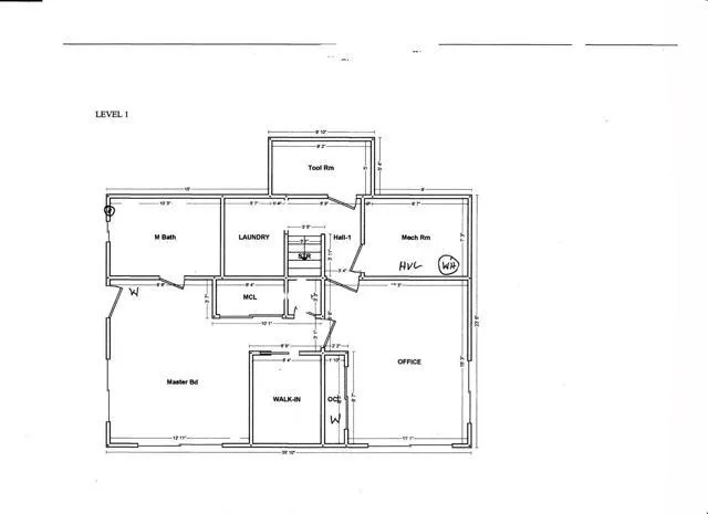 Lowest level floorplan.