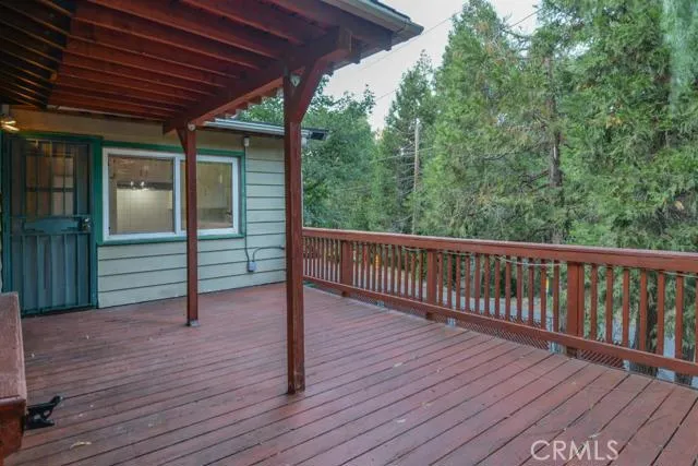 main level deck access from kitchen