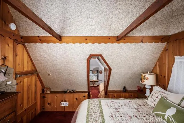 UPPER LEVEL BEDROOM #2 WITH 2 TWIN BEDS IN DORMER FOR KIDS SLEEP AREA.