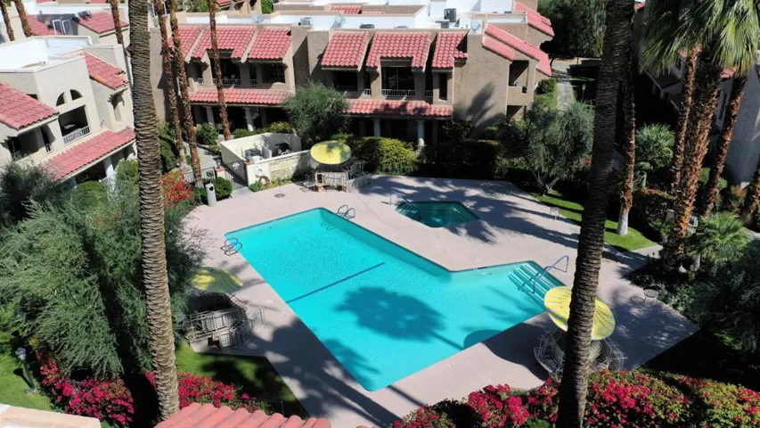 Pool Spa Aerial
