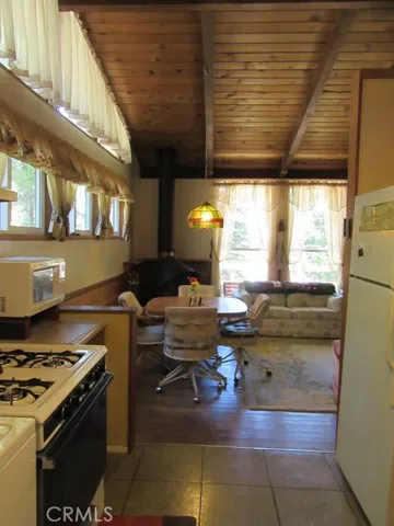 VIEW FROM KITCHEN INTO LIVING AREA