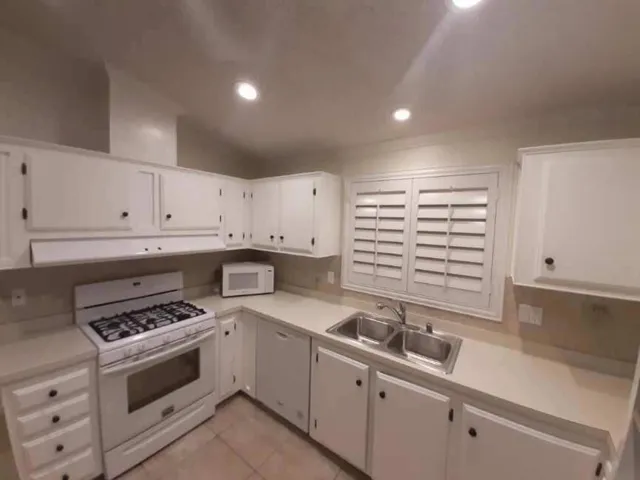 Kitchen with range