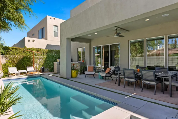Covered back Patio