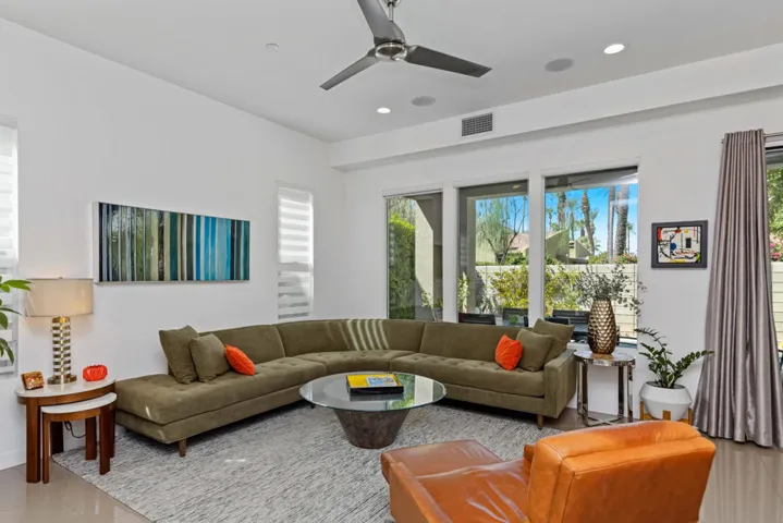 Living Room with large windows