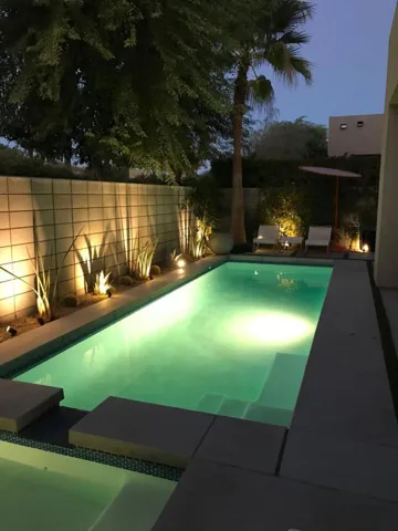 The Pool at dusk