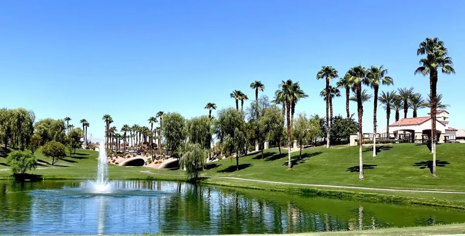 Main Gate View Across Lake