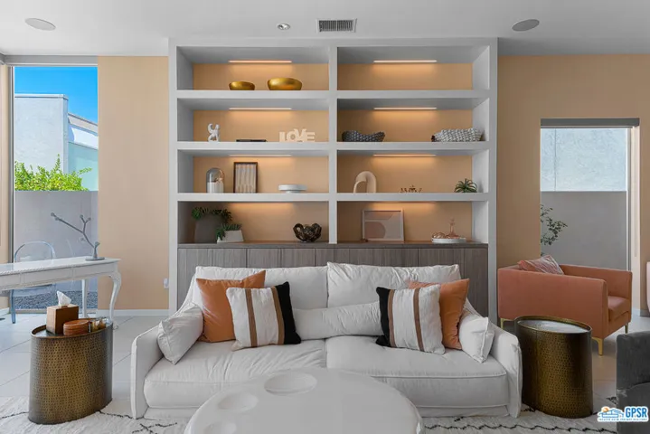 Custom built bookshelves