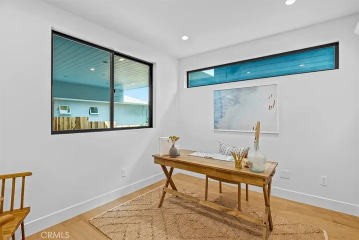 Downstairs Bedroom with extra window for natural light