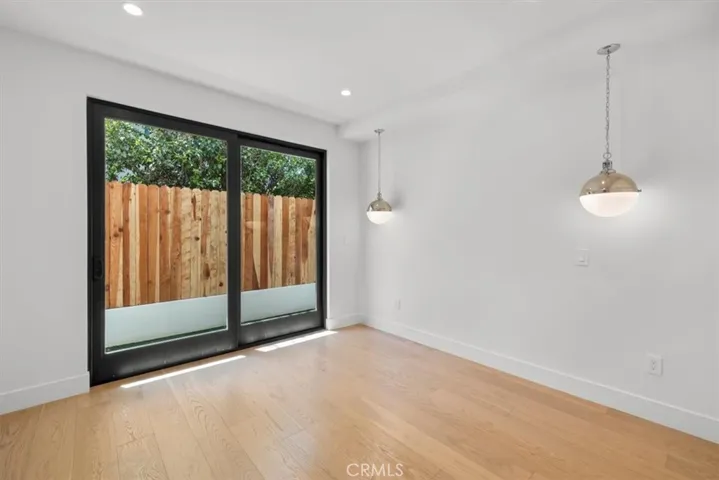 Slider out to outdoor space