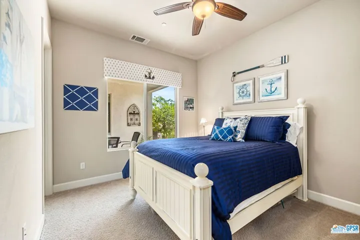 Walk in closet with built in dresser