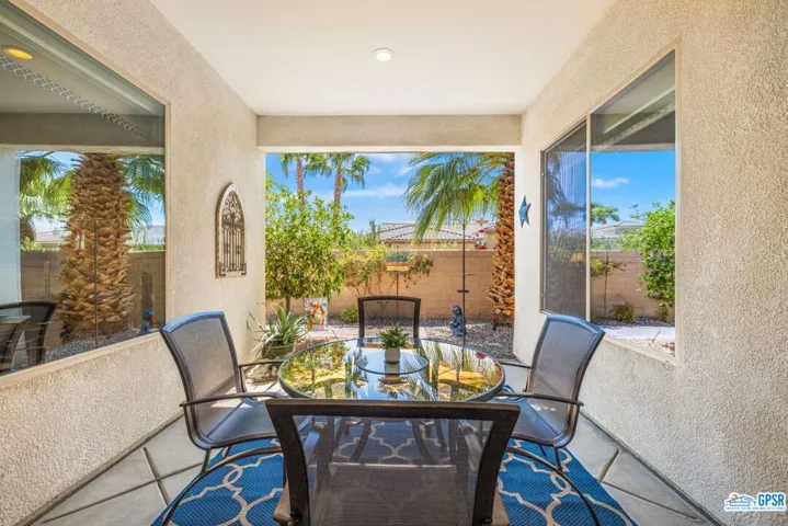 Courtyard off kitchen slider