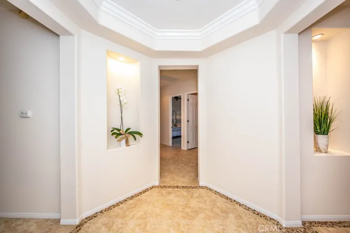 View of the hallway to the bedrooms.