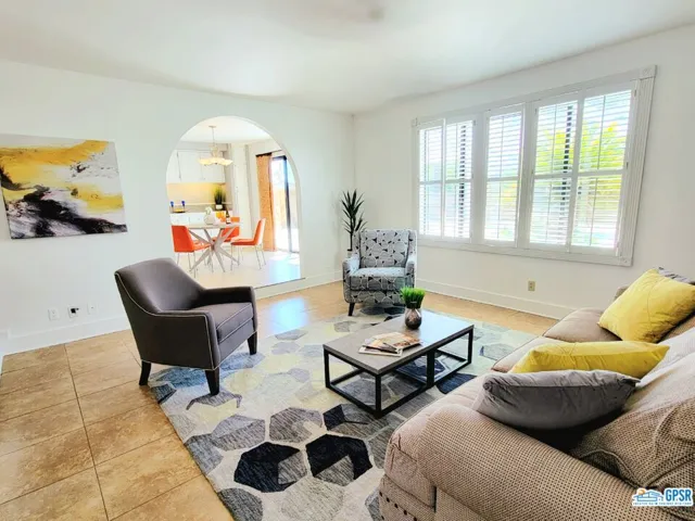 Sun filled entertainment space