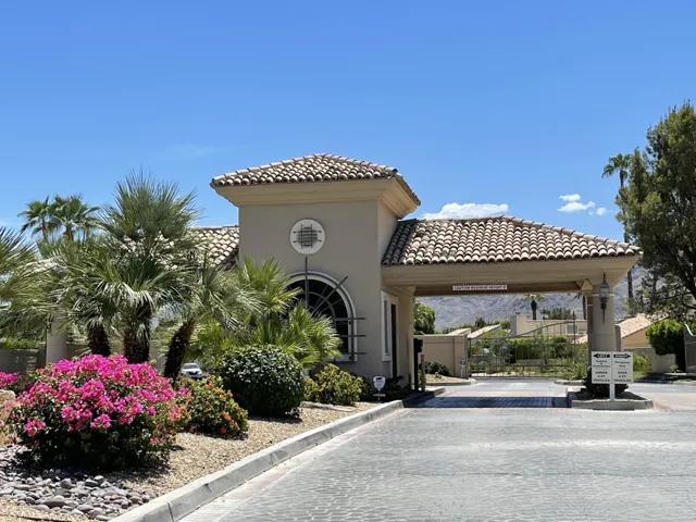 a Front gate