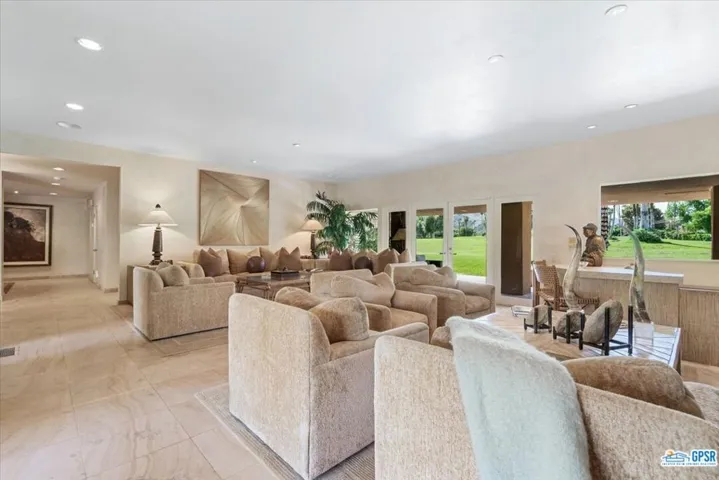 ...and has TWO seating areas