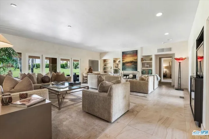 Large living room is centerpiece of home...