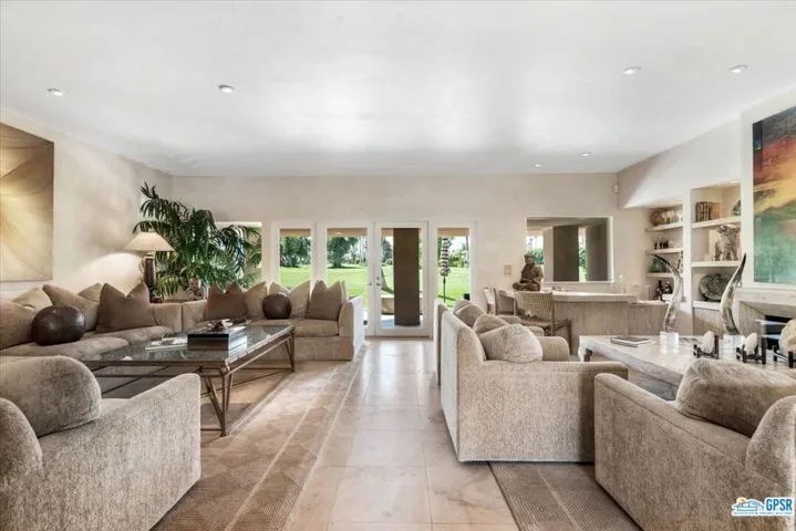 Direct access to rear patio and golf course views