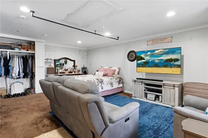 Bedroom/family room in ADU
