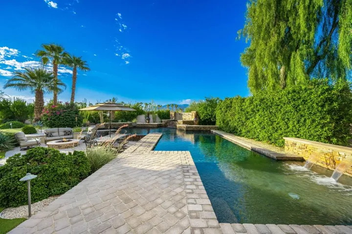 Water features and pool