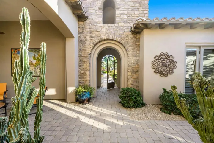 Entry courtyard