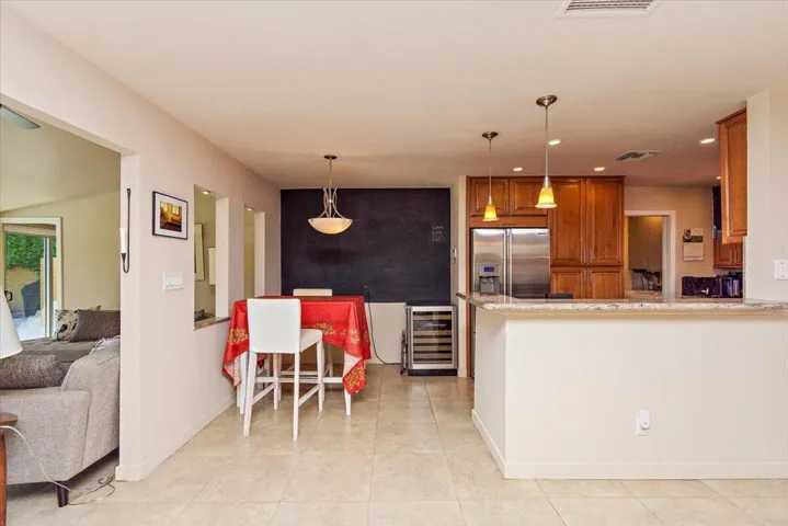 High Top Dining Table and Kitchen