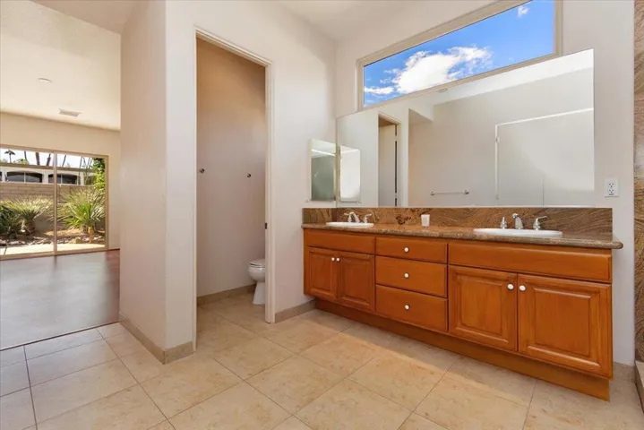 Master Bathroom with Double Sinks
