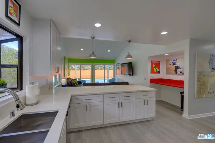 kitchen and dry bar