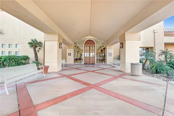 Entrance into the Community club house.